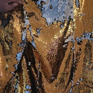 Gold and Silver Sequin Jacket